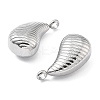 Anti-Tarnish 304 Stainless Steel Pendants STAS-L216-50P-2