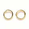 Brass Open Jump Rings KK-S358-001G-2
