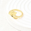 Brass Cuff Rings for Women RJEW-F184-08A-G-3