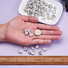 Cheriswelry 100Pcs 4 Styles Pave Disco Ball Beads RB-CW0001-01-5