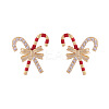Alloy Enamel Stud Earrings FS-WG41D3C-01-5