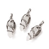 Natural Quartz Crystal Pointed Pendants G-C051-01C-1