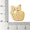 Mother's Day 201 Stainless Steel Pendants STAS-H188-01A-G-3