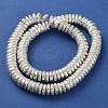 Electroplated Natural Lava Rock Beads Strands G-I360-A05-04-2