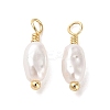 ABS Plastic Imitation Pearl Pendants KK-M266-33G-1