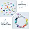 SUPERFINDINGS 100Pcs Pearlized Handmade Porcelain Beads FIND-FH0005-07-4