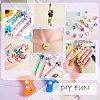 12Pcs 4 Colors Silicone Focal Beads JX774A-6