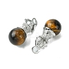 Natural Tiger Eye Pendants G-C114-04P-16-2