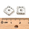 Brass Rhinestone Spacer Beads KK-I362-01A-01S-3