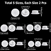 10Pcs 5 Styles Silicone Hole Plug Waterproof Plug AJEW-GF0007-93-2