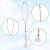 Cloud Resin Pendant Decoration HJEW-DR00020-3