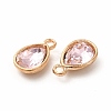 Faceted Glass Rhinestone Pendants GLAA-I051-AM-4