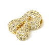 Rack Plating Brass Clear Cubic Zirconia Pendants KK-S378-01G-R-2
