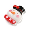 Christmas Opaque Resin Decoden Cabochons RESI-U006-04D-2