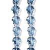Transparent Glass Enamel Beads Strands GLAA-B021-06I-1