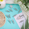 10Pcs Hollow Out Iron Fingers Nail Covers MRMJ-GL0001-20P-5