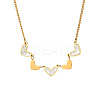 Heart Shell Chain Necklaces AN4728-2-1