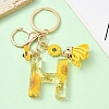 Resin & Alloy Enamel Keychain KEYC-YW00134-08-1