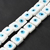 Handmade Evil Eye Lampwork Beads Strands LAMP-G154-03G-2