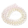 Transparent Painted Glass Beads Strands X1-DGLA-A034-T6mm-A25-5