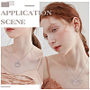 12Pcs 304 Stainless Steel Round Snake Chain Necklaces Set NJEW-SC0001-11-5