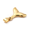 PVD Vacuum Plating 201 Stainless Steel Pendants STAS-P314-13B-G-2