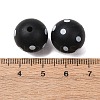 Food Grade Eco-Friendly Printed Silicone Beads SIL-A013-01A-07-3