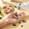 30Pcs 15 Style Rainbow Color Alloy Pendants FIND-BY0001-18-7