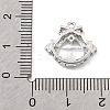 Brass Micro Pave Clear Cubic Zirconia Pendants LS-KK-K371-30P-3