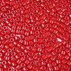 Opaque Baking Paint Glass Seed Beads SEED-T008-02K-3