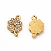 Ion Plating(IP) 316 Surgical Stainless Steel with Crystal Rhinestone Charms STAS-G305-07G-1