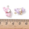 Alloy Enamel Pendants ENAM-F156-08-3