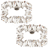 2Pcs Alloy Crystal Rhinestone Shoe Buckle Clips FIND-GF0006-20-1