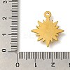 304 Stainless Steel Pendants STAS-Z092-01G-09-3