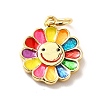 Rack Plating Brass Pendants KK-M230-30G-2