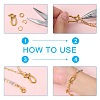 Tibetan Style Hook and Eye Clasps LS-GLF1277Y-NF-3