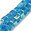 Electroplate Glass Beads Strands EGLA-M031-01A-HR05-1