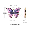 12Pcs 6 Colors Printed Alloy Pendants FIND-FS0001-28-6