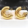 Ion Plating(IP) 316 Surgical Stainless Steel Stud Earrings for Women LS-EJEW-C053-02G-4