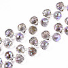 Transparent Glass Beads Strands GLAA-T006-14B-1