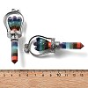 Chakra Natural Mixed Stone Pointed Big Pendants KK-H491-01P-01-3