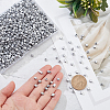  2000Pcs 6/0 Baking Paint Glass Seed Beads SEED-NB0001-80-3