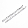 Brass Rhinestone Cup Chains Tassel Big Pendants KK-R129-10P-2