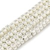 Electroplated Natural Lava Rock Beads Strands G-L606-C02-01F-1