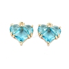 Brass Pave Cubic Zirconia Charms KK-Z059-09G-1