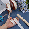 Gold Stamping Polka Dot Polyester Printed Ribbon OCOR-CY0003-70-3