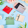 6Pcs 6 Colors Imitation Leather Jewelry Storage Zipper Bags ABAG-TA0001-66B-7