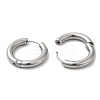 Rack Plating Brass Huggie Hoop Earrings for Women EJEW-D059-13B-P-2