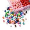 24 Colors Opaque Acrylic Beads MACR-YW0002-95-2