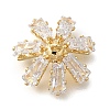 Brass Micro Pave Cubic Zirconia Pendant Bails KK-Q035-01G-1